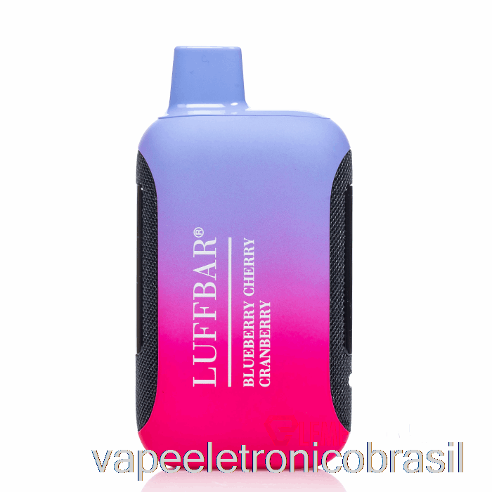 Vape Recarregável Luffbar Dually 20000 Descartável Mirtilo Cereja Cranberry